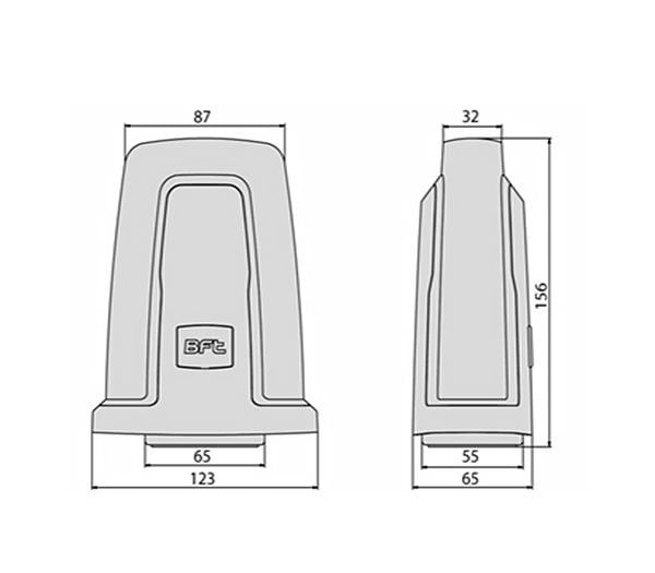 BFT RADIUS LED AC A 230V R0 Led Antensiz Flaşör İkaz Lambası