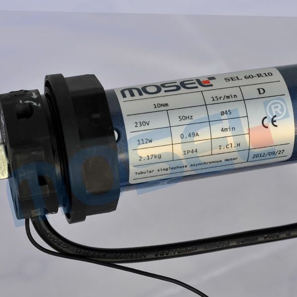 Mosel 60 R 10 NM Alıcılı Kumandalı Panjur Motoru