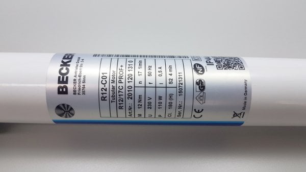 Becker R12/17 PROF Alıcılı Engel Tanımalı Panjur Motoru