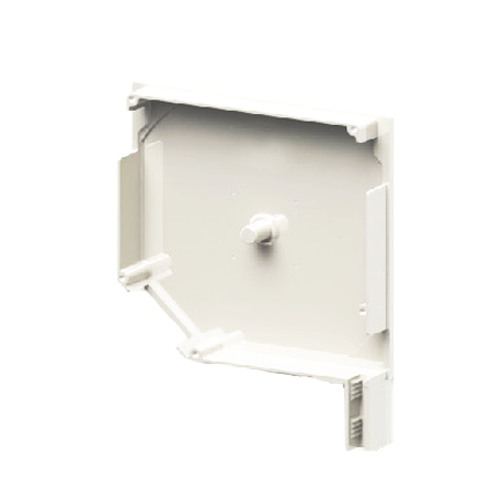 250 mm Panjur Yan Kapak Beyaz 45 Derece Pimli