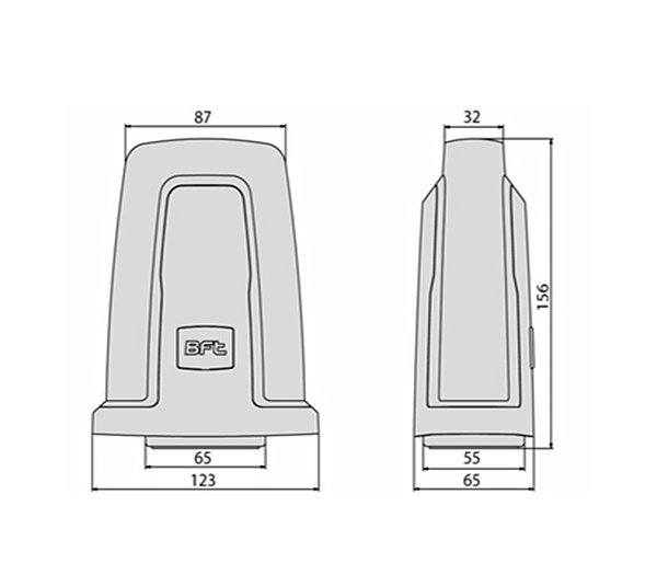 BFT RADIUS LED BT A 24V R1 Led Antenli Flaşör İkaz Lambası