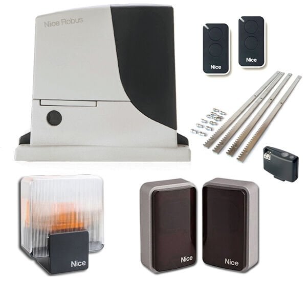 Nice Robus 1000 Yana Kayar Bahçe Kapısı Motoru Kit