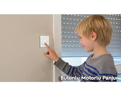 SL-39/24 Antrasit Alüminyum Poliüretan Dolgulu Kutulu Panjur 100cm - 100cm - Butonlu Motorlu Panjur